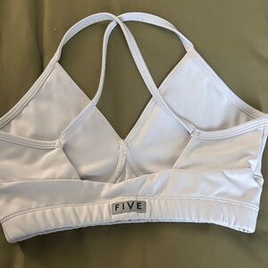 Five Dancewear White Sports Bra